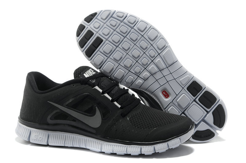 Hot Nike Free5.0 Women Shoes Gray/Black
